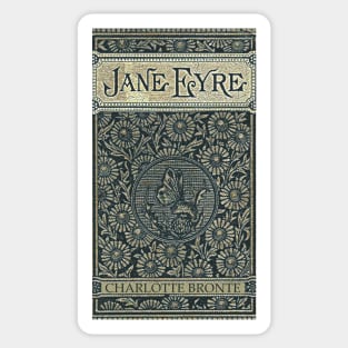 Jane Eyre Old Book Cover Design Sticker